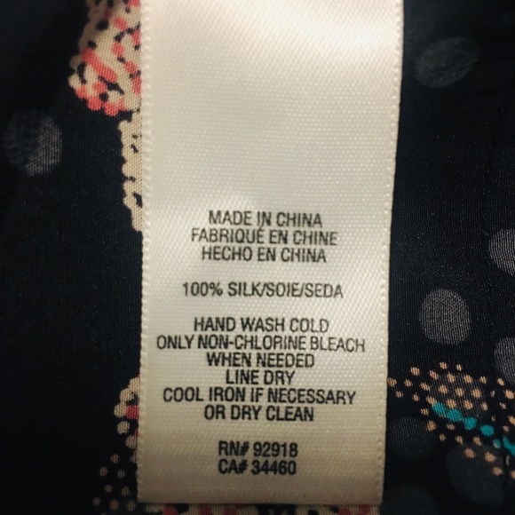 Juicy Couture 100% Silk Top Size Small (US 4) - Picture 5 of 5